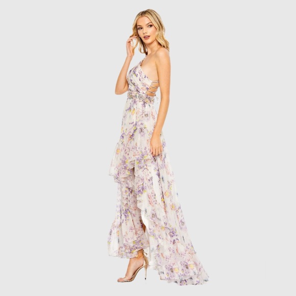 MAC DUGGAL
One Shoulder Asymmetrical High Low Gown - Picture 16 of 16